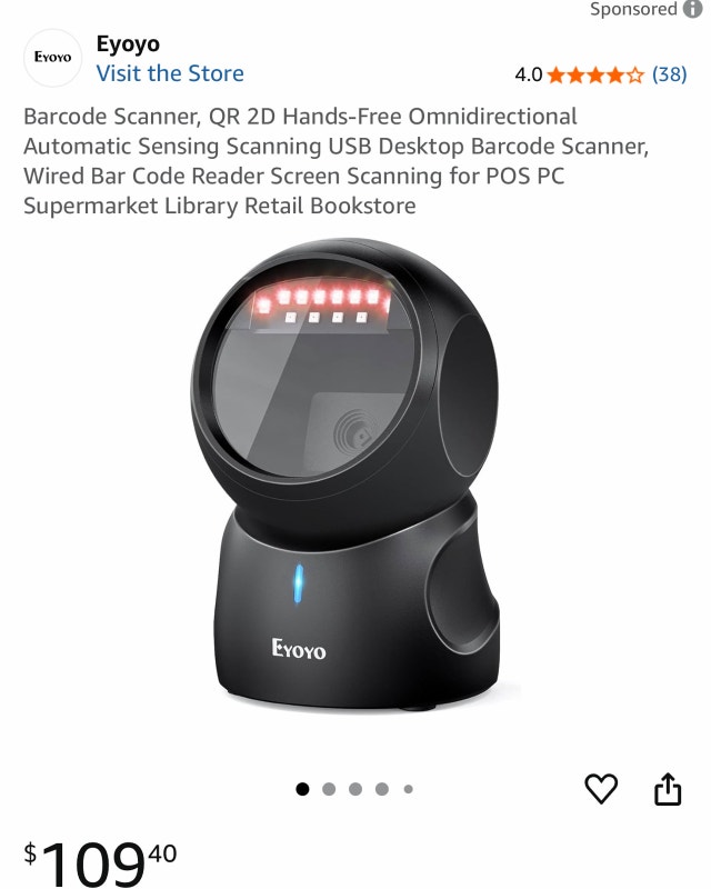 Eyoyo Barcode Scanner