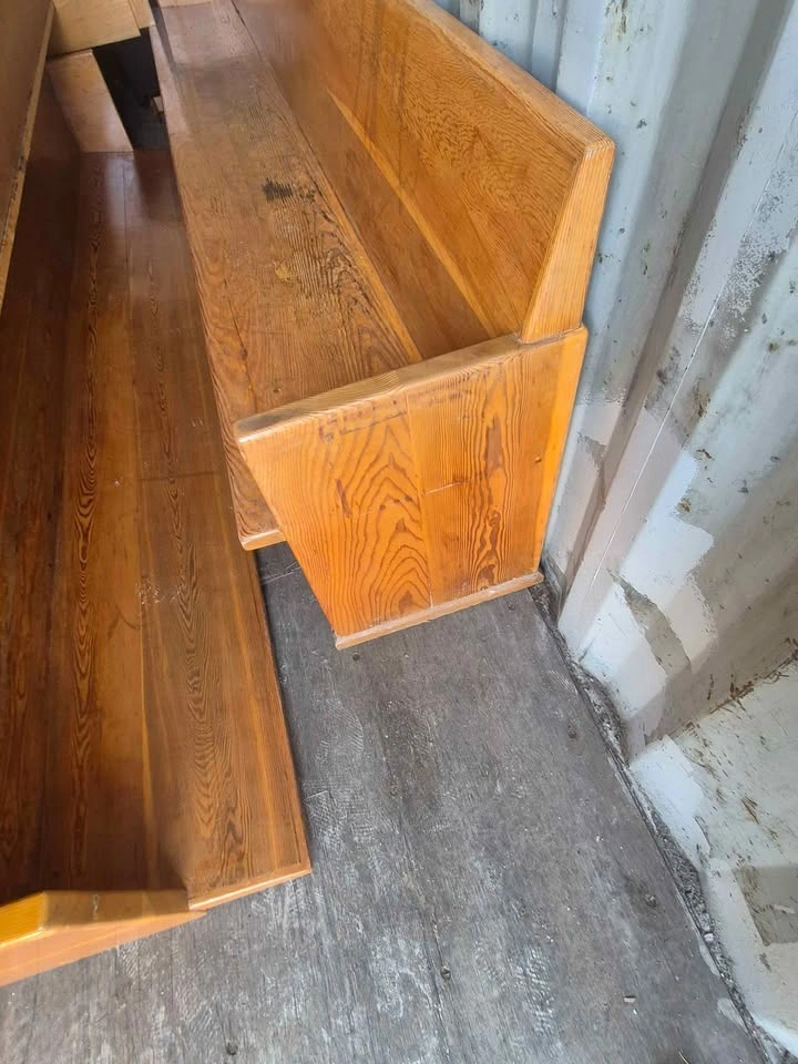 Vintage Wooden Church Pews - photo 3