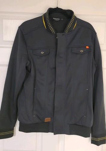 McDonalds Apparel Dark Gray Zip Up Jacket Size Medium Regular