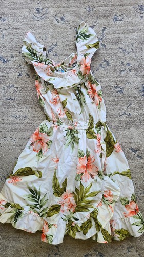 Girls Hawaiian Floral Dress Size 6 Made in Hawaii USA - photo 2