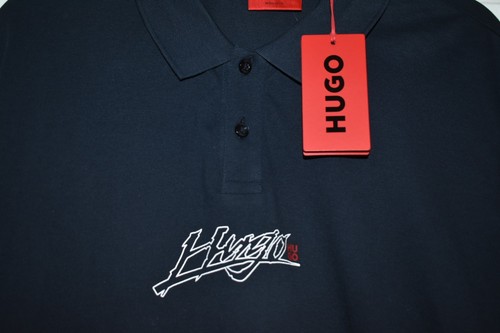 Hugo Boss Men Navy Blue Short Sleeve Polo SZ XXL - photo 3