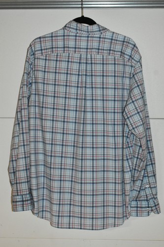 Vineyard Vines Men Whitr Blue Plaid Long Sleeve Shirt SZ L - photo 5