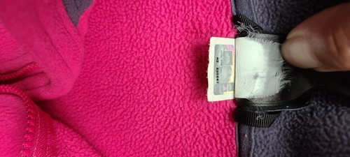 The North Face Woman Pink Gray Fleece Zip Up Sweater SZ S - photo 5