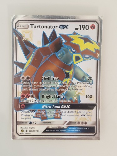 Turtonator GX Basic Shiny Alternative Art SV52/SV92 2019