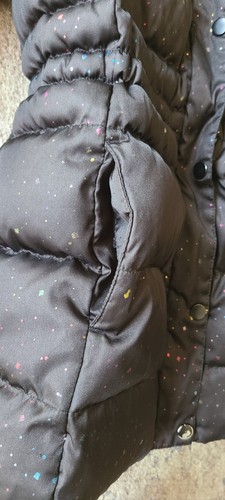 EDDIE BAUER Black Goose Down Hooded Puffer Coat 5/6 - photo 4