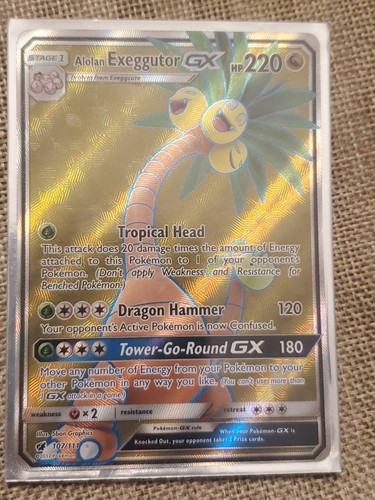 Alolan Exeggutor GX Full Art 107/111 2017