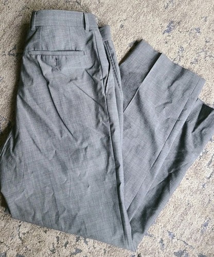 Hugo BOSS Men Gray Dress Pants SZ 33
