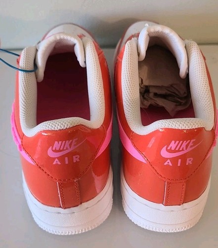 Nike Air Force 1 Valentine's Day White and Pink hearts Big Kids - photo 4