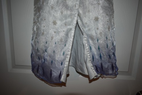 Disney Frozen Girls White Dress SZ 5 - photo 3