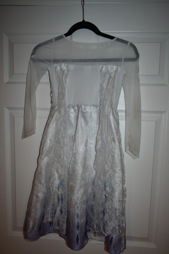 Disney Frozen Girls White Dress SZ 5 - photo 4