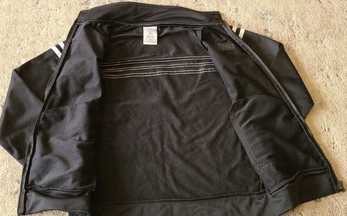 Adidas Girls Black Track Jacket SZ 10 - photo 3
