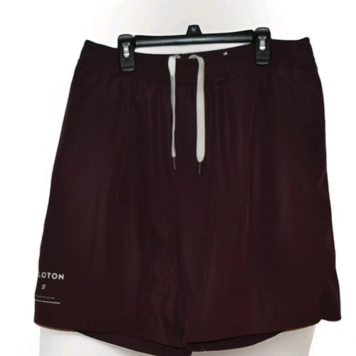 Peloton Men Burgundy Cycling Shorts SZ L
