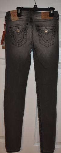 True Religion Woman Gray Skinny Jeans SZ 27 NWT