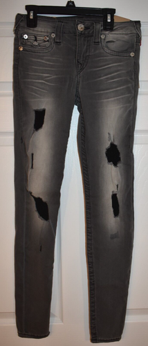 True Religion Woman Gray Skinny Jeans SZ 27 NWT - photo 3