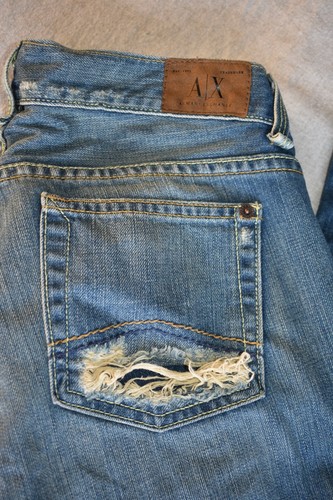 Armani Exchange Woman Blue Jeans SZ 8 - photo 2