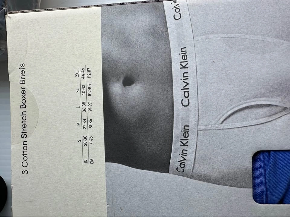 Calvin Klein 3 Pack Cotton Stretch Boxer Briefs Size L - photo 3