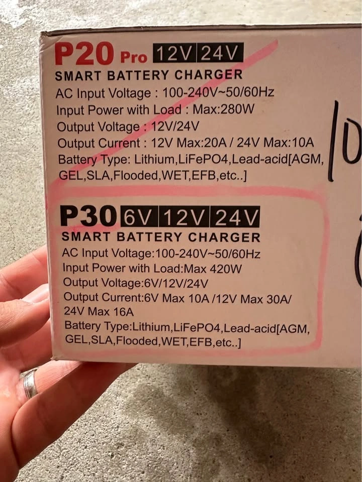 SMART P30 6V 12V 24V Battery Charger - photo 4