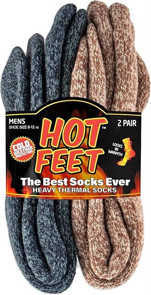 Hot Feet Thermal Socks Men 2/ pair