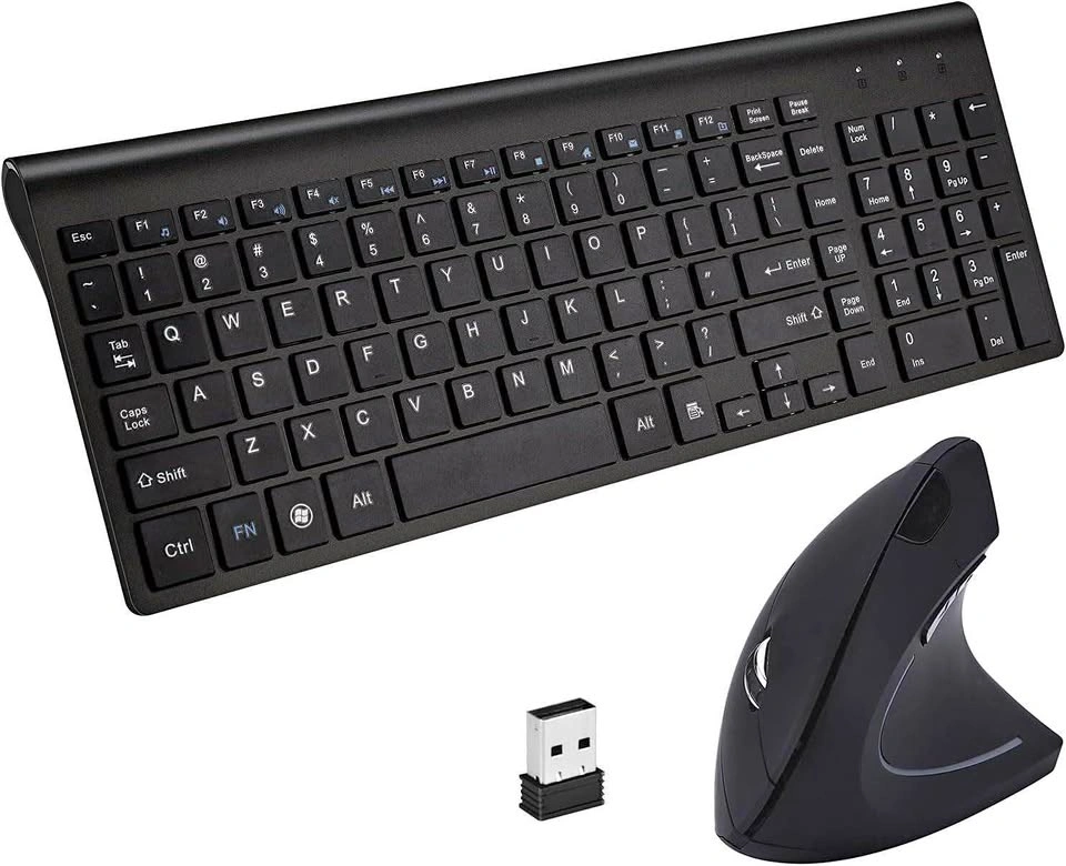 2.4GHz Wireless Vertical Ergonomic Combo