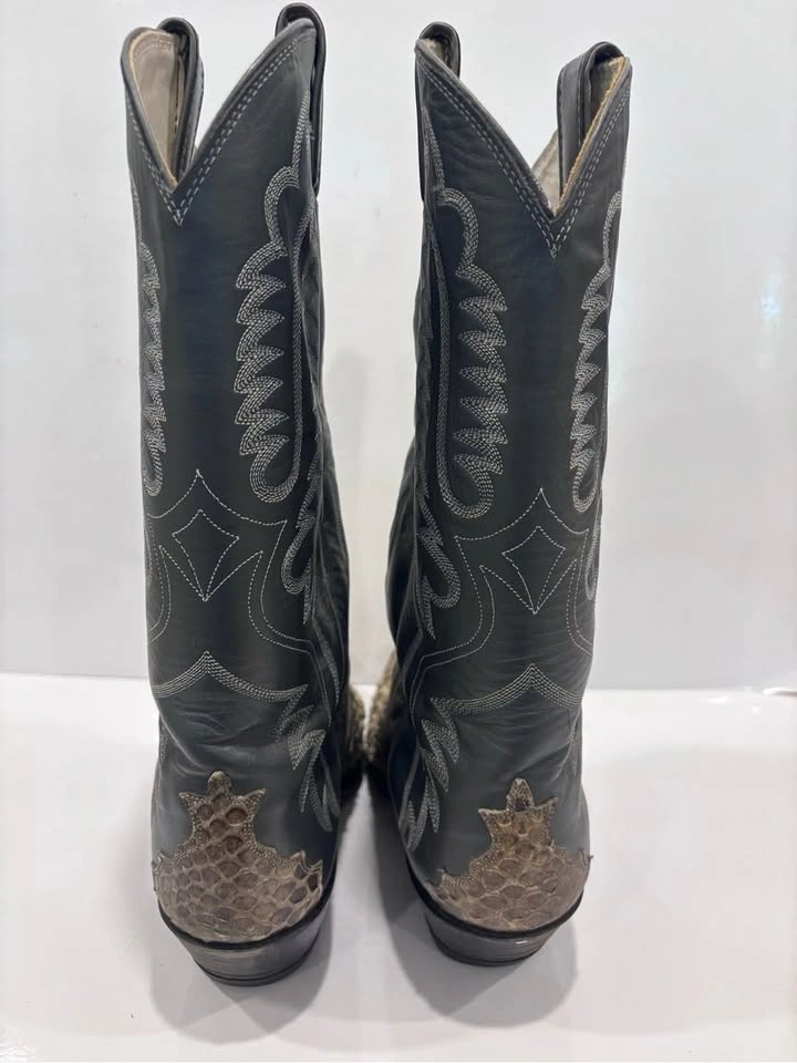 Justin Style 6034 Python Snakeskin Cowboy Boots Men’s US 9D - photo 5