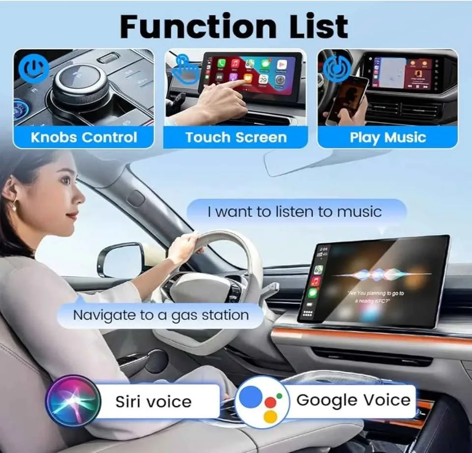 Wireless CarPlay Adapter CarlinKit MINI5 PRO (Dark Blue) image indicator(3)
