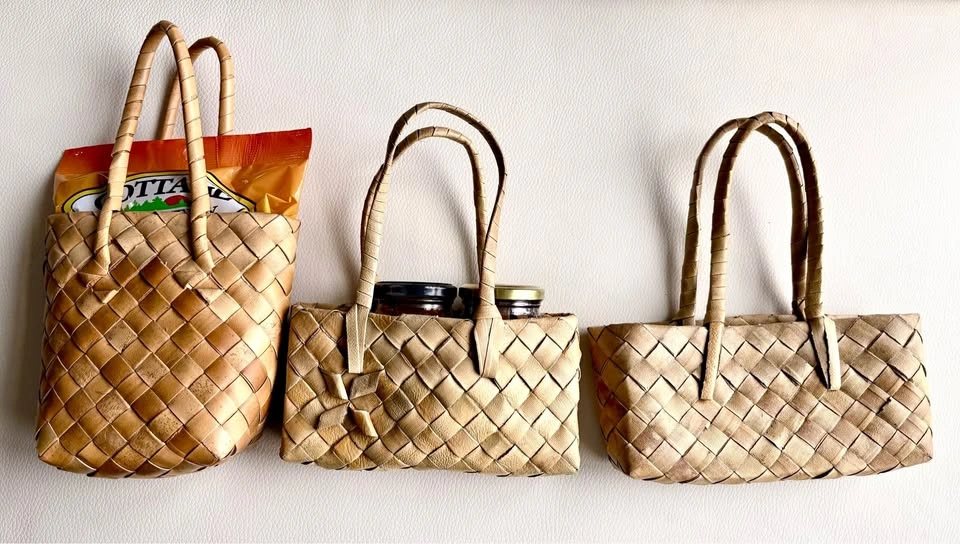 Set of 3 Handwoven Baskets