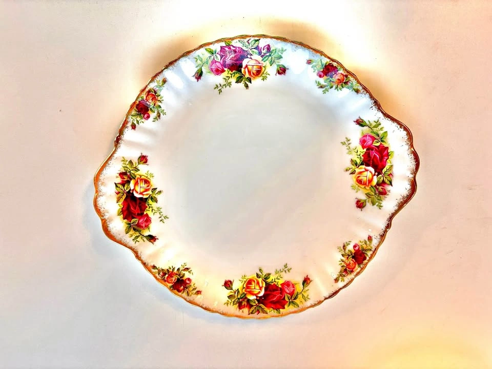 Royal Albert Old Country Roses Cake Plate