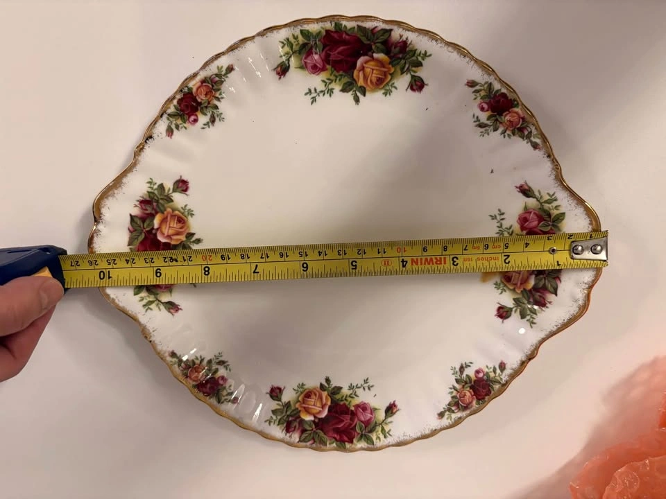 Royal Albert Old Country Roses Cake Plate - photo 2