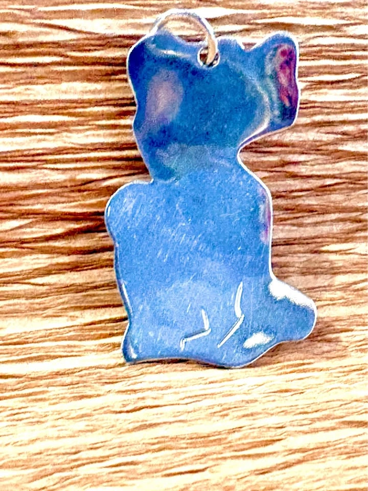 Northwest Coast Style Silver Wolf Pendant - photo 4