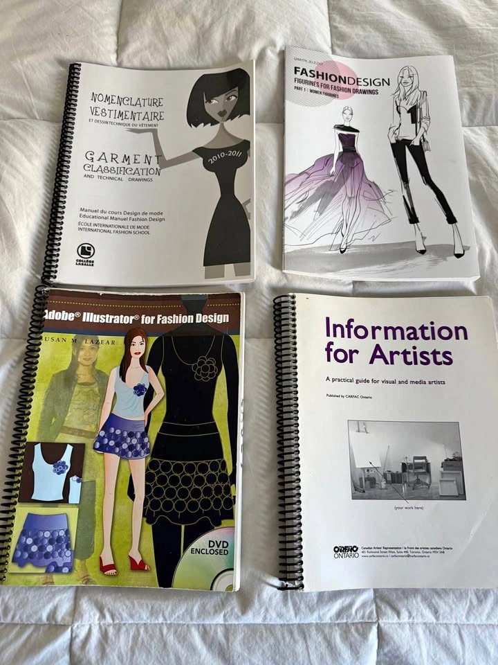 Fashion Design / Artist Books Lot A