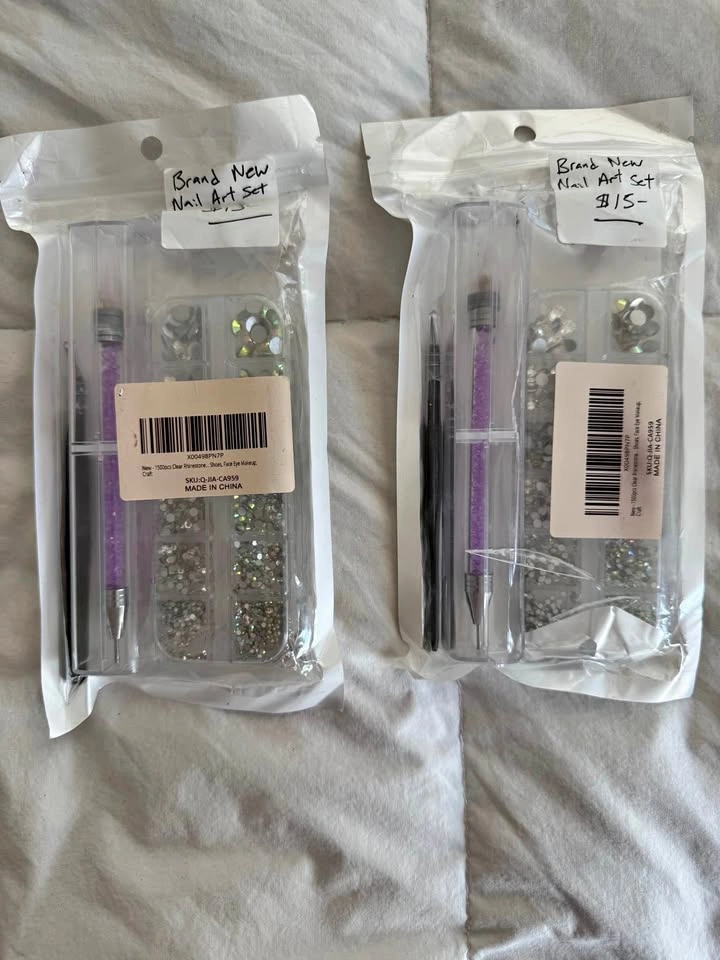 Brand New Rhinestones for Nail Artists - 2 Sets Available