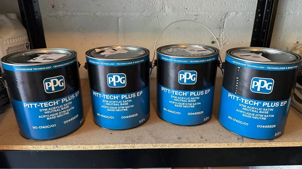 Paint 4 New Gallons Dark Grey $10 each