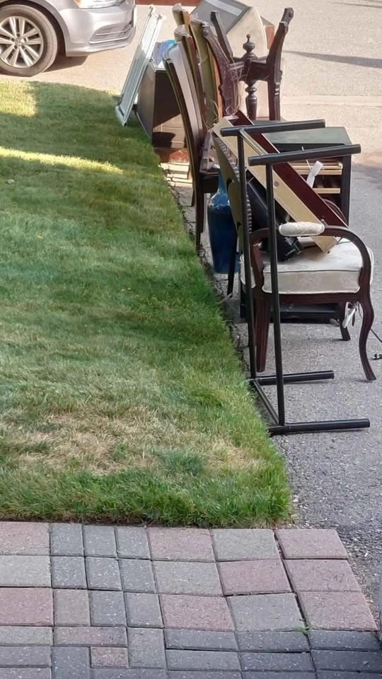 Please take the items by the side of the driveway