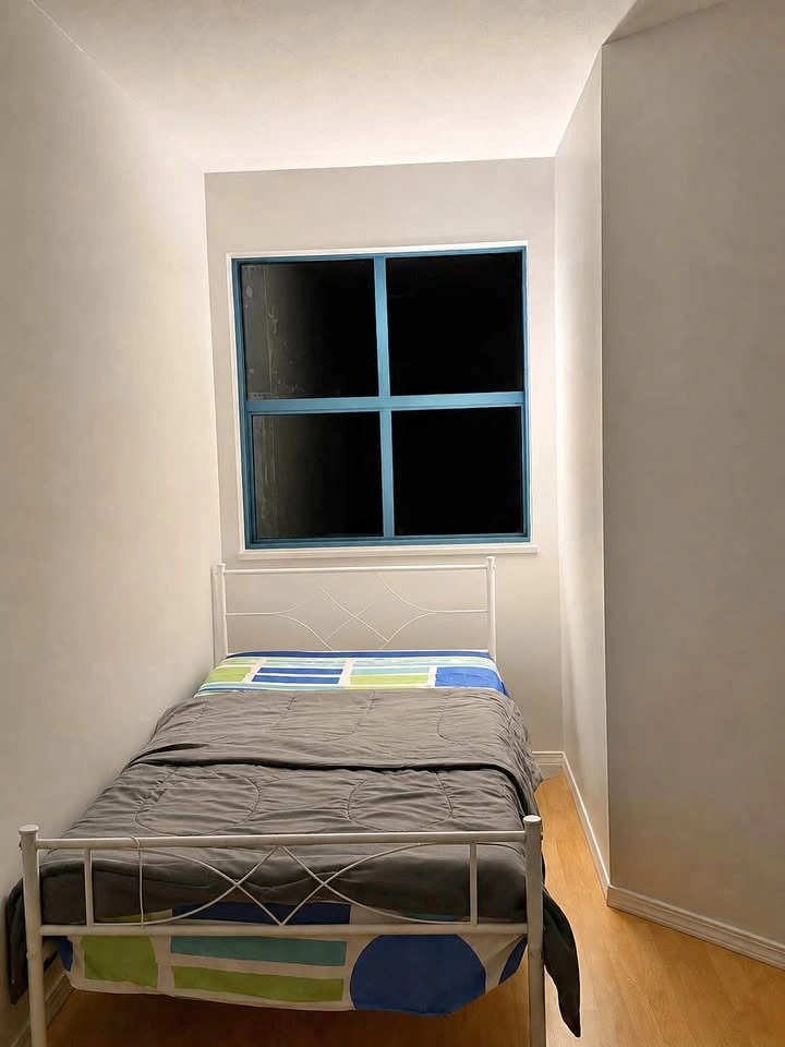 Twin metal bed