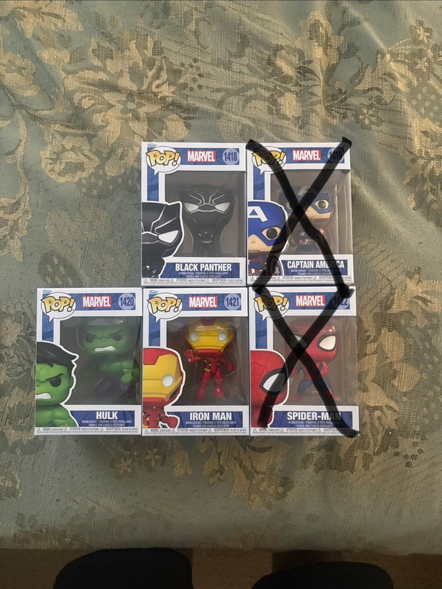 funko marvel set