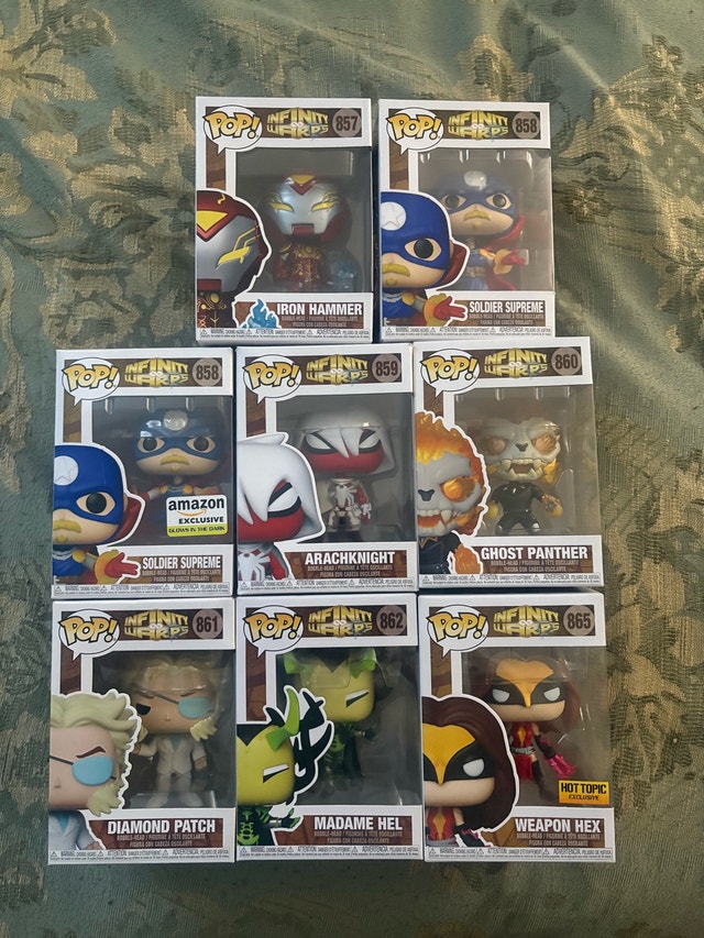 Funko marvel infinity warps
