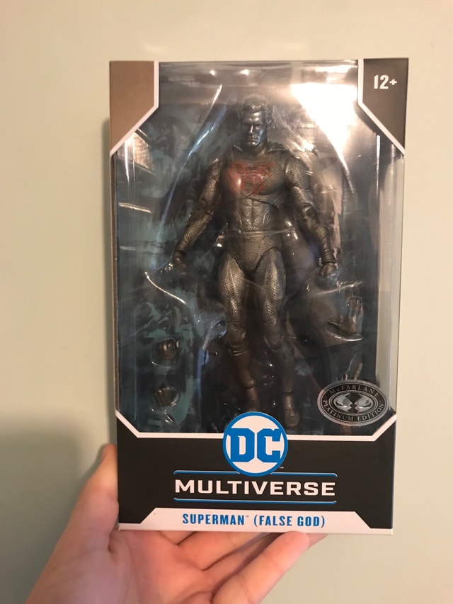 Mcfarlane Toys false god Superman platinum