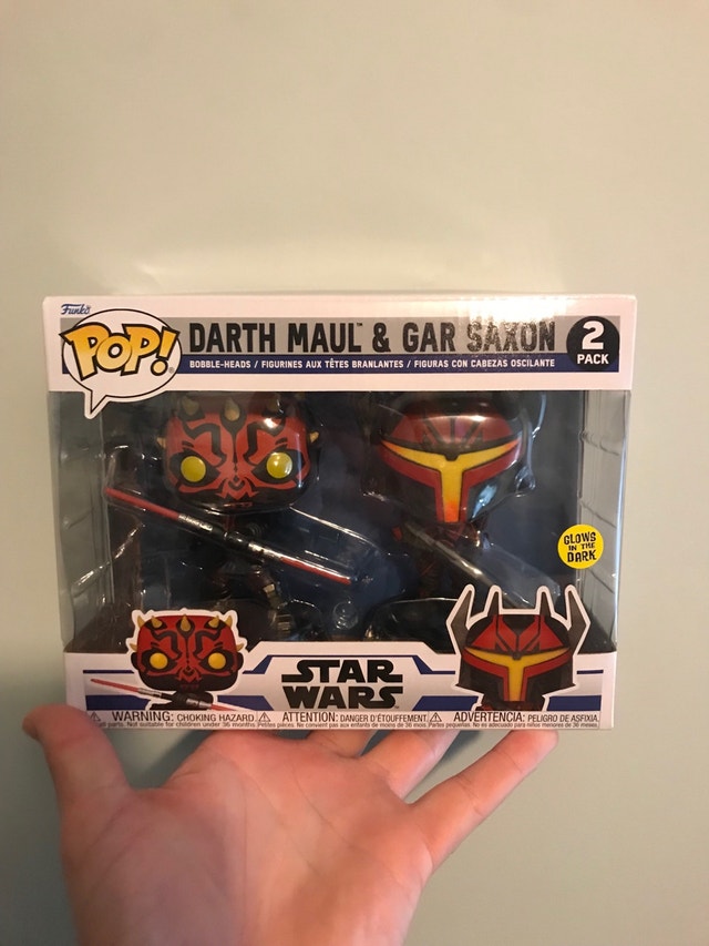 funko darth maul and gar saxon