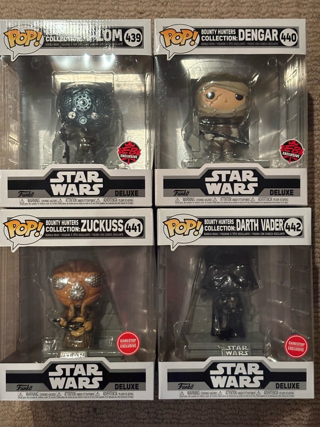 Star Wars bounty hunter collection