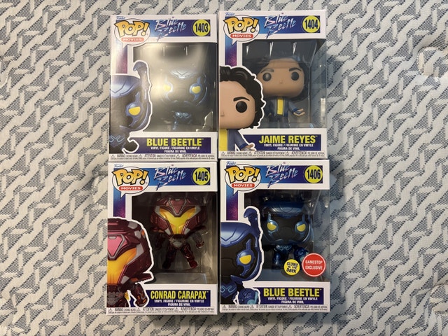 Funko blue beetle