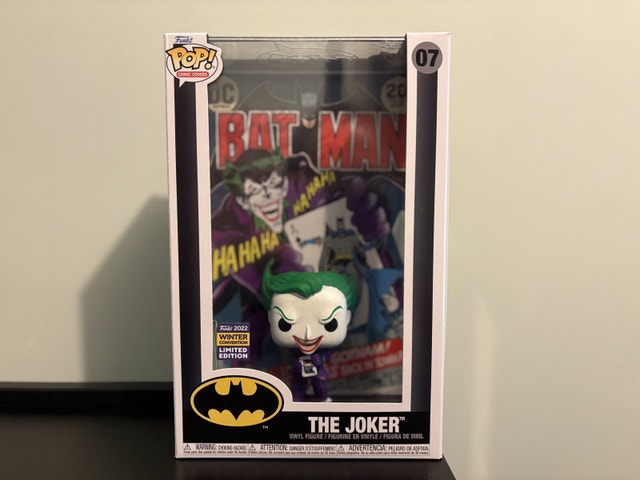 Funko Joker Comic Cover Winter 2022 Exclusive
