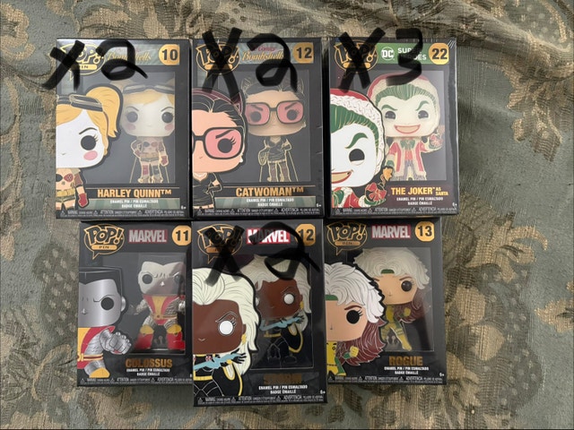 Funko enamel pins