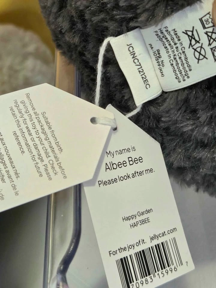🐝 Jellycat Albee Bee NWT - photo 3