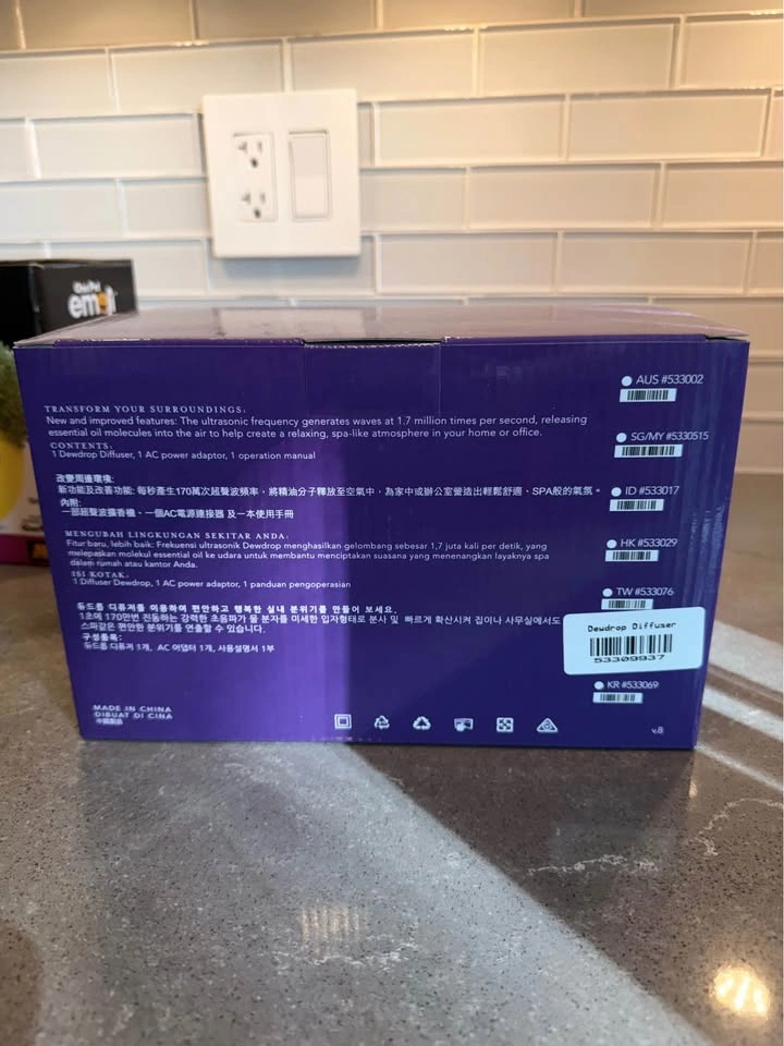 Young Living Dewdrop Essential Oil Ultrasonic Diffuser – Like Ne - photo 2