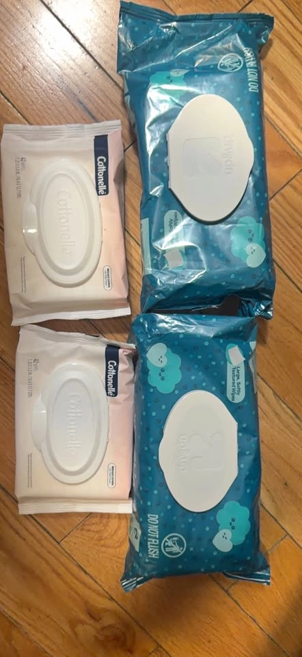 Cottonelle and up&up Wet Wipes