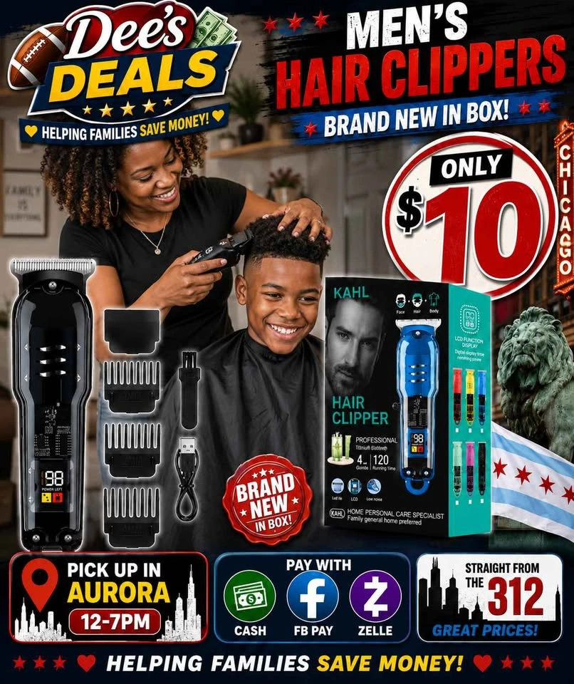 Hair Trimmer Clippers BRAND new in box ONLY $10 - photo 2
