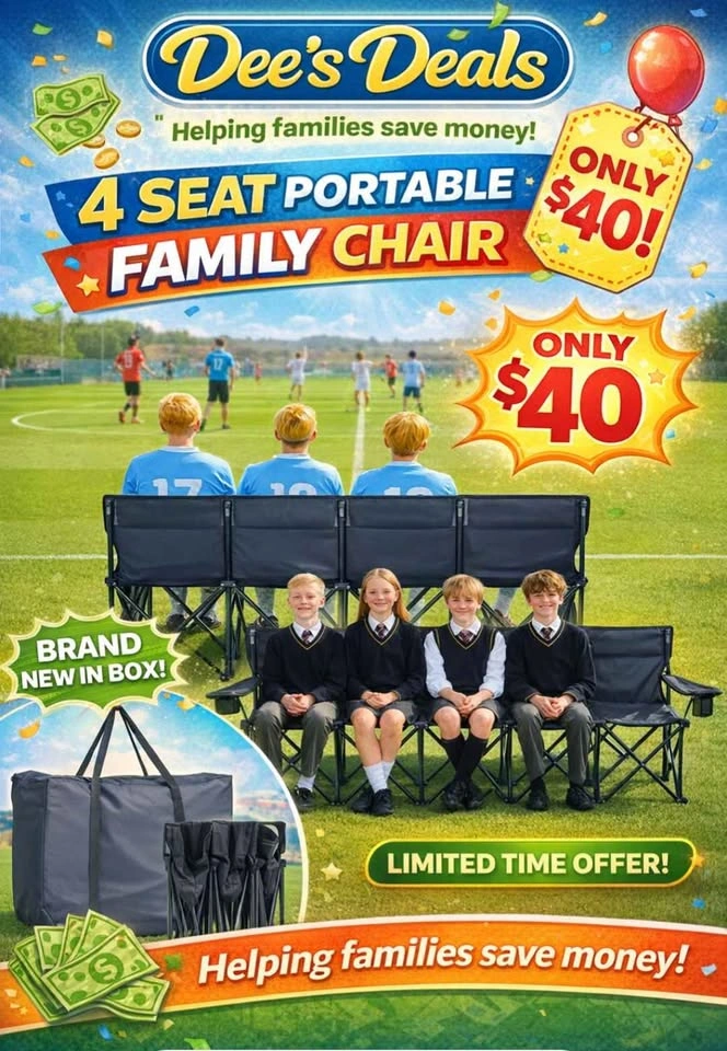 4 Seat folding chairs BRAND NEW IN BOX ONLY $40 - photo 3