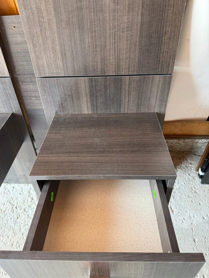 NEW SUA-V Zen Floating Nightstands – Set of 2 | Dark Ash - photo 3