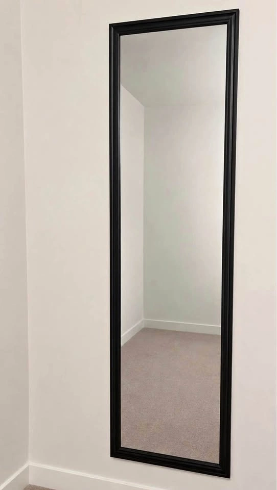 Black Full Length Wall Mirror