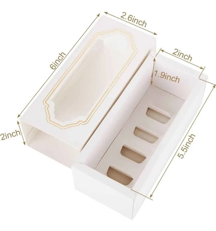 AKOLAFE 50 Pack Macaron Boxes image indicator(3)